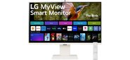 Монитор LG 31.5" 32SR85U-W белый IPS LED 16:9 HDMI M / M Cam матовая HAS 400cd 178гр / 178гр 3840x2160 60Hz UHD USB 7.7кг