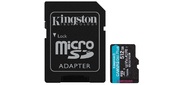 Флеш карта microSD 512GB Kingston microSDXC Class 10 UHS-I U3 V30 Canvas Go Plus  (SD адаптер) 170MB / s