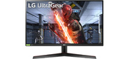 LG 27" UltraGear 27GN800-B черный IPS LED 16:9 HDMI матовая 350cd 178гр / 178гр 2560x1440 DisplayPort Ultra HD 2K  (1440p) 6кг