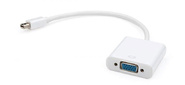 Переходник видео Premier 6-912 miniDisplayport  (m) / VGA  (f) 0.15м. белый