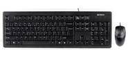 Клавиатура + мышь A4 KRS-8372 клав:черный мышь:черный USB