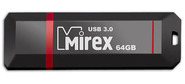 Флеш накопитель 64GB Mirex Knight,  USB 3.0,  Черный