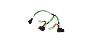 Кабель Amphenol Cable 05-50065-00 U.2 Enabler, HD (SFF8643) -to- (2x SFF8639), 50cm, Used to attach directly to the 8639 interface of the NVMe drive (05-50065-00)