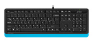 Клавиатура A4 Fstyler FK10 черный / синий USB