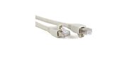 Hyperline PC-LPM-STP-RJ45-RJ45-C6a-5M-LSZH-GY Патч-корд F / UTP, экранированный, Cat.6a, LSZH, 5 м, серый