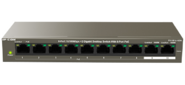 IP-COM 8-Port10 / 100Mbps+2 Gigabit Desktop Switch With 8-Port PoE