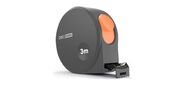 Рулетка ";Home Series Gray"; Deli HT8316C  3м х 16мм,  эксклюзивный дизайн,  корпус - высококачественный софттач пластик