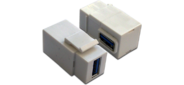 Модуль Keystone,  USB 3.0,  тип A,  мама-мама,  90 градусов,  белый