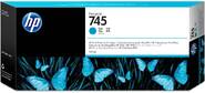 Cartridge HP 745 Голубой для HP DesignJet,  300ml