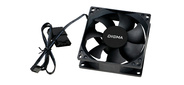 Вентилятор Digma DFAN-80 80x80x25mm 3-pin 4-pin (Molex)23dB 73gr Ret