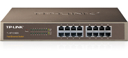 Сетевое оборудование TP-Link TL-SF1016DS,  16-портовый Fast Ethernet настольный / монтируемый в стойку коммутатор