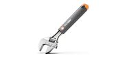 Разводной ключ ";Home Series Gray"; Deli HT1508C  200мм,  эксклюзивный дизайн,  рукоятка - высококачественный софттач пластик