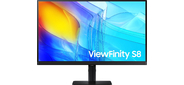 Монитор Samsung 27" S27D800EAIXCI черный IPS LED 5ms 16:9 HDMI M / M матовая HAS Piv 1000:1 350cd 178гр / 178гр 3840x2160 60Hz DP 4K USB 6.1кг
