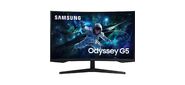Монитор 31.5" SAMSUNG S32CG550EI Odyssey G5 Black  (VA,  2560x1440,  HDMI+DP,  1 ms,  178° / 178°,  300 cd / m,  2500:1,  165Hz,  Curved 1000R)