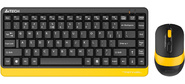 Клавиатура + мышь A4Tech Fstyler FG1110 клав:черный / желтый мышь:черный / желтый USB беспроводная Multimedia (FG1110 BUMBLEBEE)