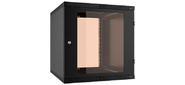 Шкаф коммутационный C3 Solutions WALLBOX LIGHT  (NT176975) настенный 12U 600x650мм пер.дв.стекл несъемн.бок.пан. направл.под закл.гайки 45кг черный 600мм 26кг 610мм IP20 сталь