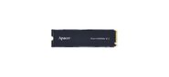 Apacer SSD AS2280Q4X 512Gb M.2 2280 PCIe Gen4x4,  R4000 / W2500 Mb / s,  3D NAND,  MTBF 1.5M,  NVMe 1.4,  300TBW,  Retail,  3 years  (AP512GAS2280Q4X-1)