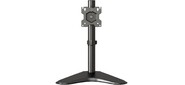 ONKRON D101FS BLACK Кронштейн для монитора 10-32" макс. 100*100, настольная подставка, наклон -85?+45? поворот 360?, вылет от основание 0-113мм, макс.перемещение по вертикали 200-380мм, нагрузка 10кг, портрет / альбом ориентиция