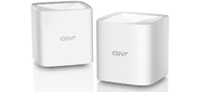 D-Link COVR-1102 / E, AC1200 Dual Band Whole Home Mesh Wi-Fi System with 1 10 / 100 / 1000Base-T WAN port, 1 10 / 100 / 1000Base-T LAN port.802.11b / g / n / ac compatible, up to 300 Mbps for 802.11n in 2.4GHz and u