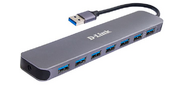 D-Link DUB-1370 / B2A Концентратор с 7 портами USB 3.0  (1 порт с поддержкой режима быстрой зарядки)