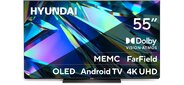 Телевизор OLED Hyundai 55" H-LED55OBU7700 Android TV Frameless черный / черный 4K Ultra HD 120Hz DVB-T DVB-T2 DVB-C DVB-S DVB-S2 USB 2.0 - 2шт. WiFi Smart TV