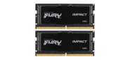 Память оперативная / Kingston 32GB 6400MT / s DDR5 CL38 SODIMM (Kit of 2) FURY Impact XMP