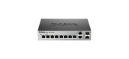 D-Link DGS-1100-10 / ME / A2A, 8-Port 10 / 100 / 1000Base-T ports + 2 combo 100 / 1000Base-T / SFP ports Metro Ethernet Switch