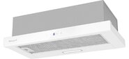 Вытяжка встраиваемая Weissgauff TEL 600 2M Touch белый / стекло управление: сенсорное (1 мотор)