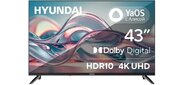 Телевизор LED Hyundai 43" H-LED43BU7012 YaOS Frameless черный / черный 4K Ultra HD 60Hz DVB-T DVB-T2 DVB-C DVB-S DVB-S2 USB 2.0 WiFi Smart TV