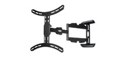 Кронштейн для телевизора Hama H-108712 черный 32"-65" макс.25кг настенный поворотно-выдвижной и наклонный