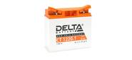 Стартерный мото аккумулятор Delta CT 1220.1 напряжение 12В,   емкость 20Ач,  клемма Болт + гайка ? 6 мм  (ДхШхВ: 181х77х167мм Полная высота 172мм; Вес 5, 22кг; Кол-во элементов 6; Срок службы 5лет; Гарантия 1год)