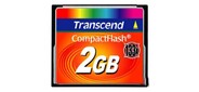 Флеш карта Compact Flash 2Gb 133x Type I Transcend (TS2GCF133)
