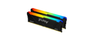 Kingston KF432C16BB2AK2 / 32 DDR4 2x16GB 3200MHz Fury Beast RGB RTL Gaming PC4-25600 CL16 DIMM 288-pin 1.35В kit single rank с радиатором Ret