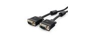 Кабель Cablexpert Кабель VGA Pro Cablexpert CC-PVGA-6 черный, 1.8м, 15M / 15M, экран, феррит. кольца, пакет