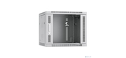 Cabeus SH-05F-9U60 / 45 Шкаф телекоммуникационный настенный 19" 9U 600x450x501mm  (ШхГхВ) дверь стекло,  цвет серый  (RAL 7035)