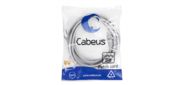Cabeus PC-FTP-RJ45-Cat.5e-5m Патч-корд F / UTP, категория 5е, 2xRJ45 / 8p8c, экранированный, серый, PVC, 5м