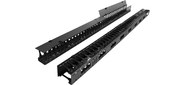 Кабельный органайзер вертикальный Lanmaster TWT-CBB-DVO-47U / M односторонний пальцы 47U шир.:19" глуб.:155мм  (упак.:2шт)