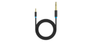 Кабель Vention аудио Jack 6, 5 mm M / 3, 5 M - 2 м