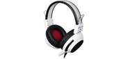 Наушники с микрофоном Oklick HS-G300 белый / черный 2.5м мониторы оголовье (AH-V1W)