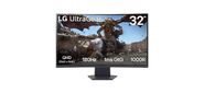 Монитор 31.5" LG 32GS60QC-B Black  (VA,  2560x1440,  HDMI+HDMI+DP,  1 ms,  178° / 178°,  300 cd / m,  3000:1,  180Hz,  Curved 1000R)