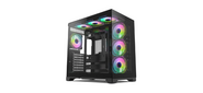 Корпус для ПК Forza FZ-G42A Seaview TG ATX Case,  black,  w / o psu,  Tempered glass front panel,  1x3, 5",  3x2, 5", 
USB3.