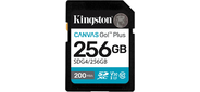 Флеш карта SDXC 256GB Kingston SDG4 / 256GB Canvas Go! Plus V30 + adapter