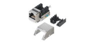 Cabeus KJ-RJ45-Cat.5e-SH-90 Вставка Keystone Jack RJ-45 (8P8C),  категория 5e,  экранированная,  заделка тип 110