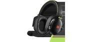 Гарнитура игровая DEFENDER (64552) Toxic черный, 7.1, LED, провод 2 м