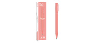 Ручка гелев. Deli Nusign NS552pink розовый черные линия 0.5мм