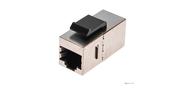 Rexant  (02-0102) Адаптер проходной формата Keystone,  Jack RJ-45 (8P8C),  FTP,  CAT 5e PRO