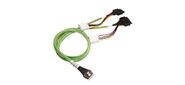Кабель Luxshare L285SL028-SD-R Slimline SASx8  to 2x U.2 Direct,  1M