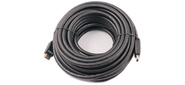 Кабель аудио-видео LAZSO WH-111 HDMI (m) / HDMI (m) 15м. Позолоченные контакты черный (WH-111 (15M))
