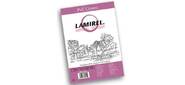Обложки Lamirel Transparent A4, PVC, красные, 150мкм, 100 шт.