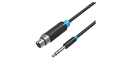 Кабель Vention аудио Jack 6.5 M / XLR F - 1.5м